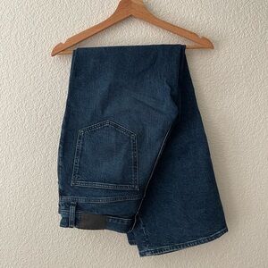 Madewell Dark Blue Flare & Wide Leg Jeans